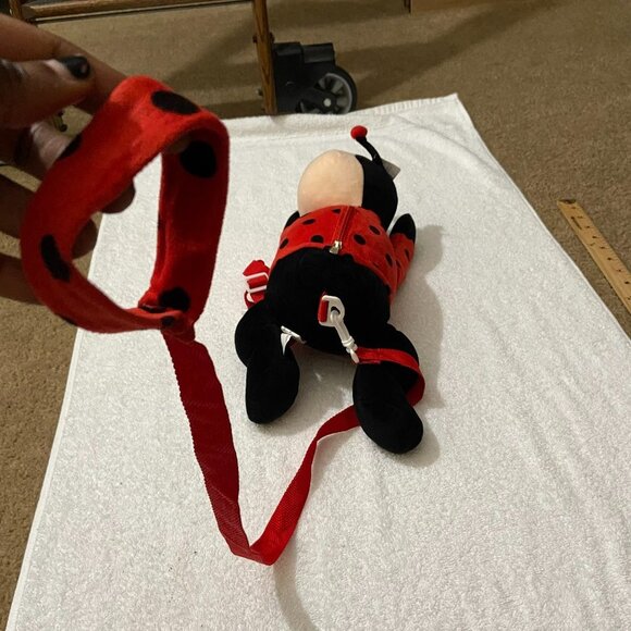 Lady Bug Plush On Leash - Picture 2 of 12